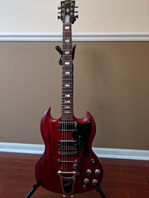 Gibson SG Special 2017 HP Satin Cherry - With Bigsby B3 | Reverb