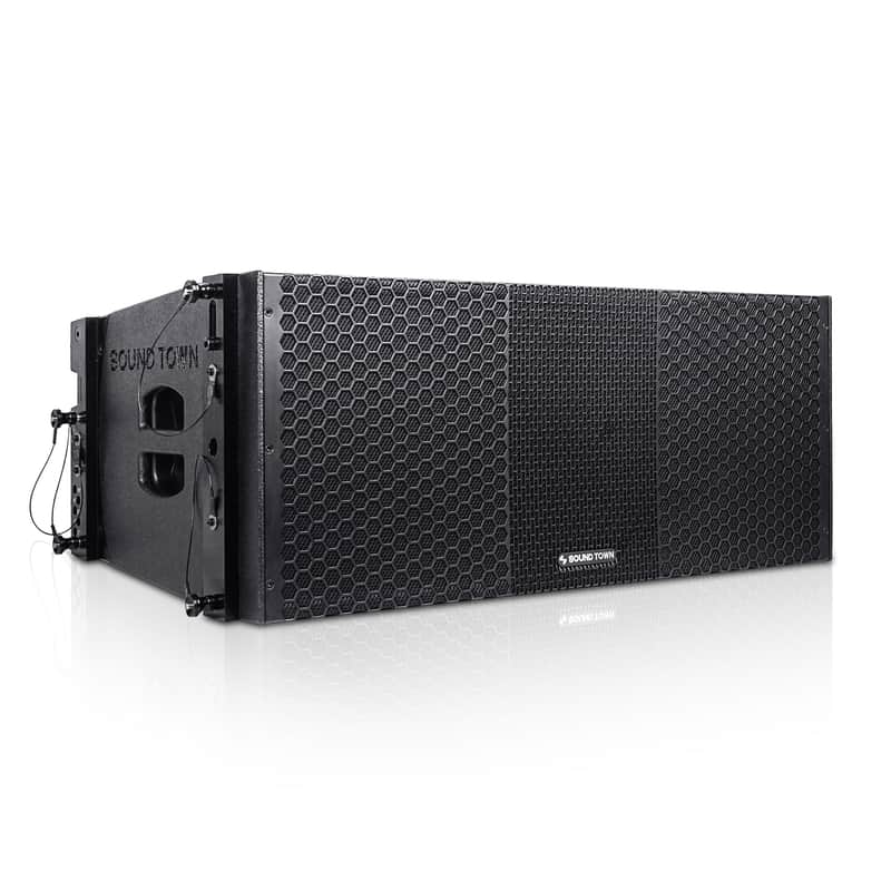 ZETHUS-210BPW | ZETHUS Series Dual 10" Powered Line Array Loudspeaker with Onboard DSP, Black image 1