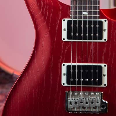 PRS CE 24-08 Swamp Ash 2025 Satin Red Apple Metallic image 3