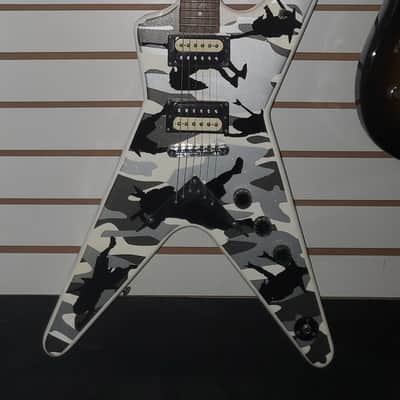 Dean Dimebag Dime O Flage ML 2020 - Present - Camoflage with fitted featherweight case image 3