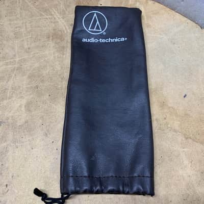AUDIO TECHNICA VINYL DRAWSTRING ACCESSORIES POUCH/BAG/RARE/VINTAGE!- MAKE OFFER! image 1