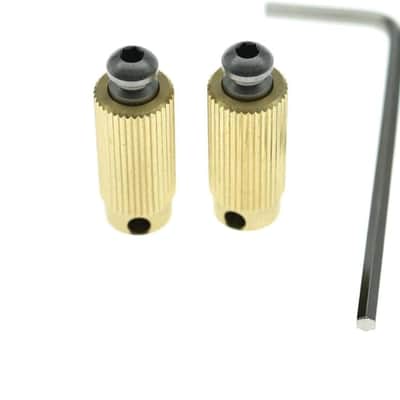 Steel and Brass Tremolo Bridge Studs & Anchors Bridge Posts image 1
