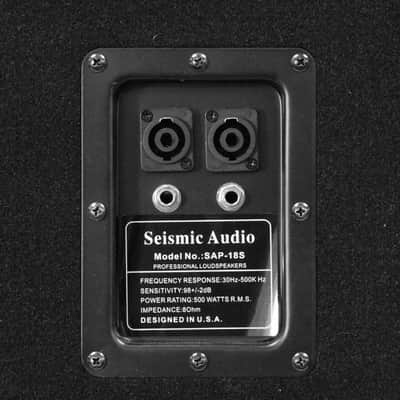 TWO NEW 18" INCH SUB WOOFERS PA/DJ 1000 Watts RMS Subs image 6