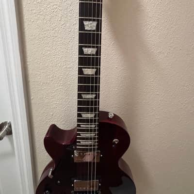 Left Handed Gibson Les Paul Studio without Fretboard Binding 2019 - 2024 - Wine Red image 11