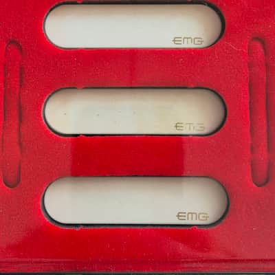 EMG SA/SET-W Active Alnico V Single Coil Set 2010s - White image 1