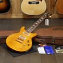 1998 Gibson Les Paul Double Cut Electric Guitar Amber Flame AAA + OHSC