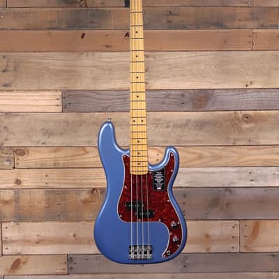 Fender American Professional Classic Precision Bass Faded Lake Placid Blue w/ Gigbag image 4