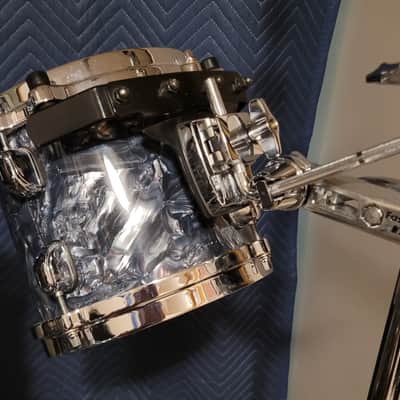 Tama Starclassic Kit 2000s Liquid Metal Birch Made in Japan MIJ Blue Swirl image 7