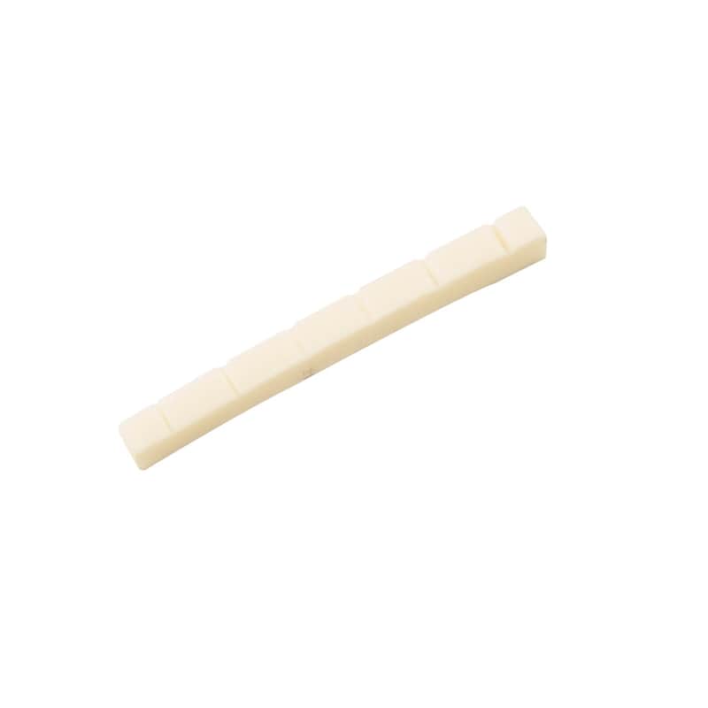 WD Bone Nut Slotted Fender® Stratocaster® or Telecaster® Style Flat - 42mm - BNT005 image 1