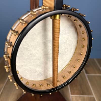 Ome Wicklow 11" 19-Fret Tenor Curly Maple Openback Banjo with Rolled Brass Ring image 25