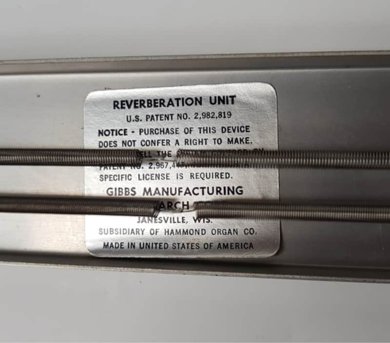 Hammond Vintage Reverberation Unit Tank 50/60s RARE image 1
