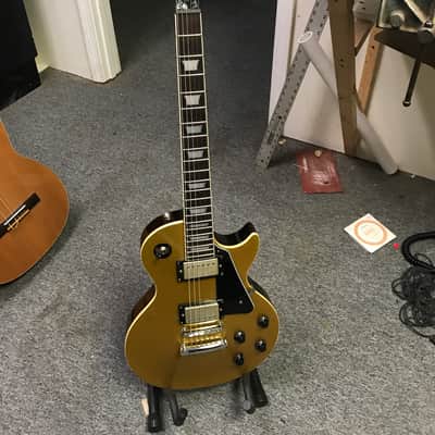 Epiphone Les Paul Standard Gold Top MIK- Lambertone Pickups- korea image 2