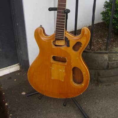 1960s Mosrite Joe Maphis Body and Neck Project - Original - Natural image 1