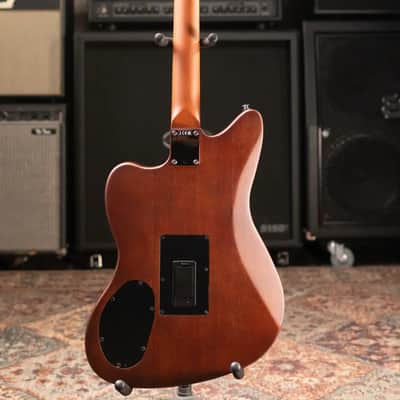 Fender Acoustasonic Standard Jazzmaster - Honey Burst - Demo image 8