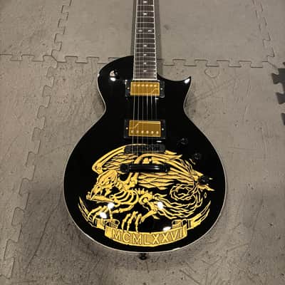 ESP LTD WA-Warbird Will Adler Signature 2025 - Present - Black with Gold Graphic image 1