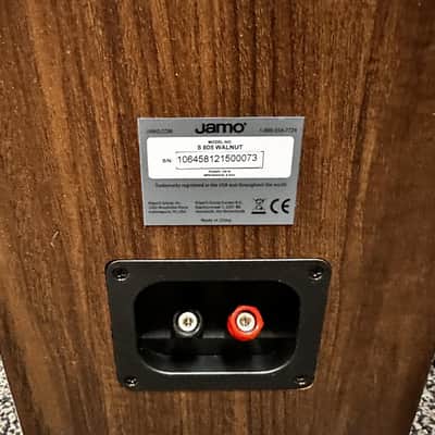 Jamo Jamo S 805 Walnut Floorstanding Speakers, Pair, 100W 8 Ohm image 8