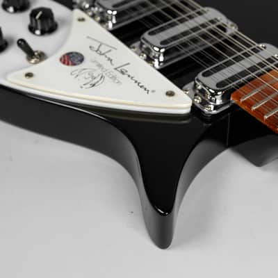 1990 Rickenbacker 355/12JL Limited Edition #670 John Lennon 12-String Jetglo W/OHSC image 16