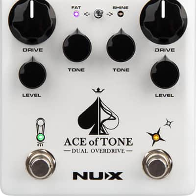 NUX Ace of Tone Overdrive Effects Pedal image 1