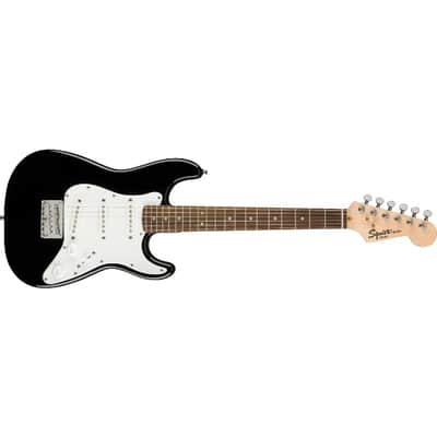 Squier Mini Stratocaster, Laurel Fingerboard, Black image 2