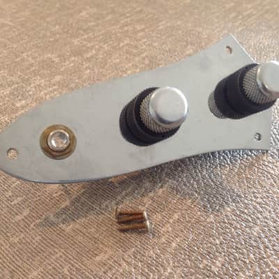 Genuine AGED Fender Pre Wired 3 Hole Stack Knob Jazz Bass Control Harness PIO's image 2