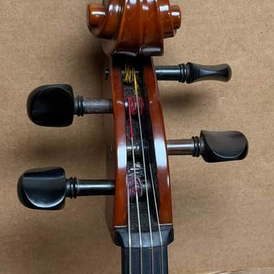 Yamaha VC3 4/4 Cello Outfit 2014 - Natural Poly Varnish (w/ Gig Bag & Bow) image 3