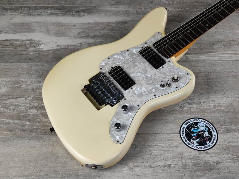2000's Edwards Japan E-7-90JG 7-String Jaguar w/Floyd Rose (White