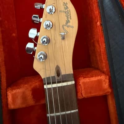1999 Fender American Standard Telecaster with Rosewood Fretboard Natural with Hardshell Case image 4