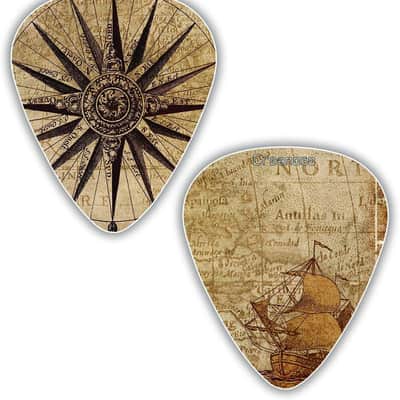 Vintage Guitar Picks (12-Pack) - Premium Music Gifts & Guitar Accessories for Husband Dad Boys Son Men Him Boyfriend Musician Gift – Medium Gauge Celluloid – Best Dad Gifts image 3