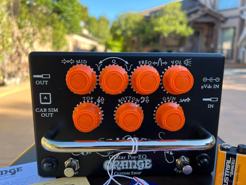 Orange Bax Bangeetar Guitar Pre-EQ Pedal | Reverb