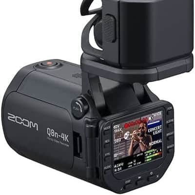 Zoom Q8n-4k Handy Video Recorder, 4k UHD Video, Stereo Microphones Plus Two XLR Inputs, Four Tracks of Audio Recording, Webcam, for Record and Streaming Music, Podcasts, and More image 2