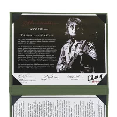 2007 Gibson Custom Shop John Lennon Les Paul Jr Owned by Josh Rand image 20