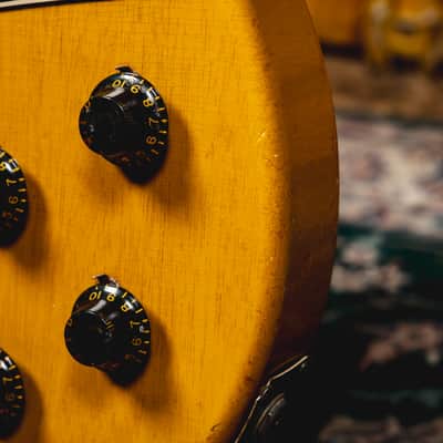 1957 Gibson Les Paul Special Electric Guitar, TV Yellow w/ HSC - Used image 10