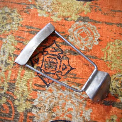 1940s-1960s Harmony Kay Regal Gretsch Oscar Schmidt Trapeze Tailpiece Authentic Vintage Part image 1