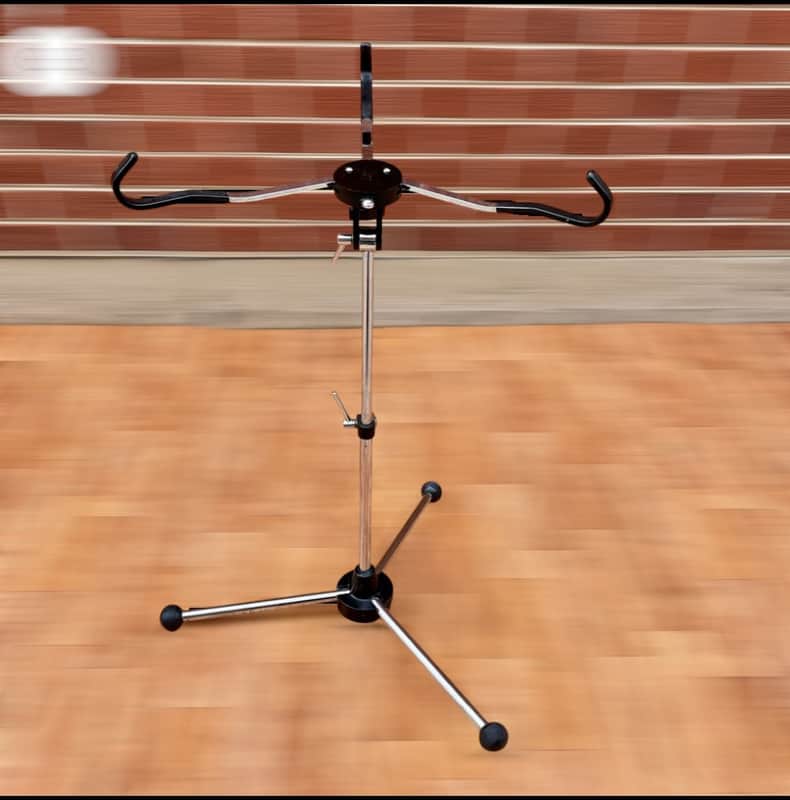 Sonor Rare snare stand Z5552 Teardrop era 60s - Vintage chrome image 1