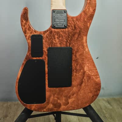 2016 Schecter USA Custom Shop Masterworks Banshee FR-S Sustainiac Redwood Burl Natural Gloss #M15-1204 image 5