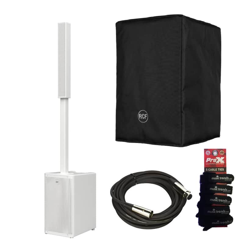 RCF EVOX-J9 White Active 2100w 12" Three-way Column Array White image 1