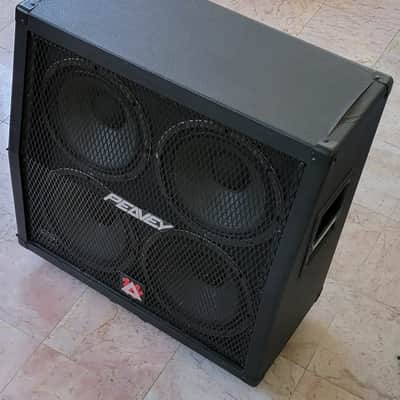 Peavey 412MS Slant Enclosure Speaker Cabinet Four 12" Sheffield 1290 Speakers image 1
