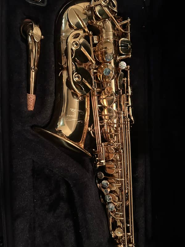Fred Duo Custom class professional alto saxophone with case image 1