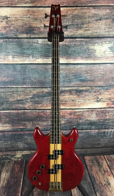 Vantage VP795B 4 String Bass Left Handed with padded gig bag image 1