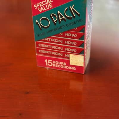 CERTRON HD90 Type I Cassette 10-Pack NOS [[NEVER OPENED]]!!! image 2
