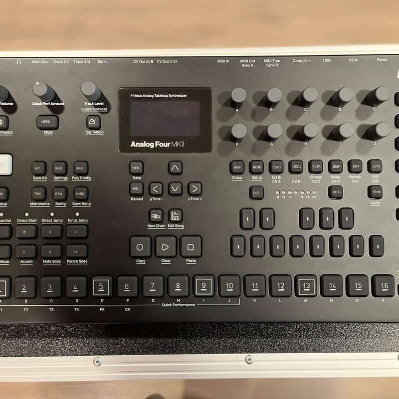 2020 – Present Elektron Analog Four MKII 4-Voice Black