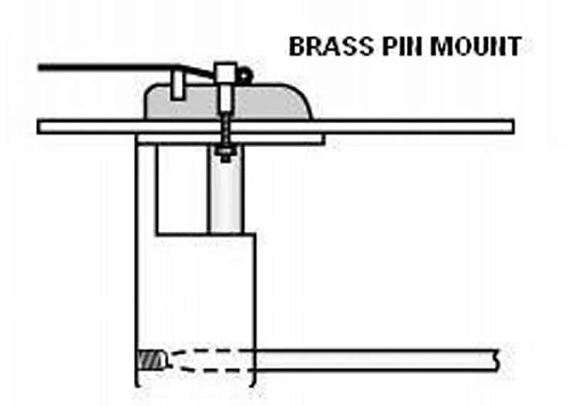JLD Bridge Doctor for Guitar - Brass Pin Mount image 1