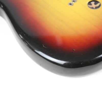 1978 Vintage Fender Stratocaster Sunburst 3-Bolt Hardtail BODY 4.9 lbs STRAT USA 1970s image 16