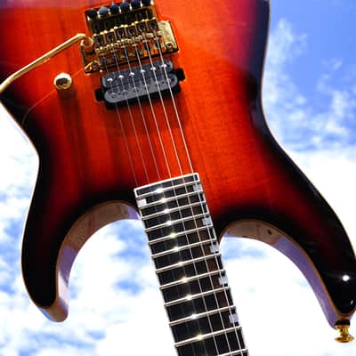 ESP USA M-I NTB FR 3-Tone Sunburst/Koa top 6-String Electric Guitar w/ Hard Case (2024) image 1