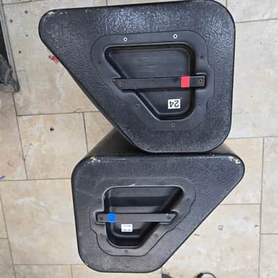 CLAIR 12AM Bi-Amp Monitor Wedge Speakers 1 PAIR Speakon NL4 In Road Case 23/24 image 9