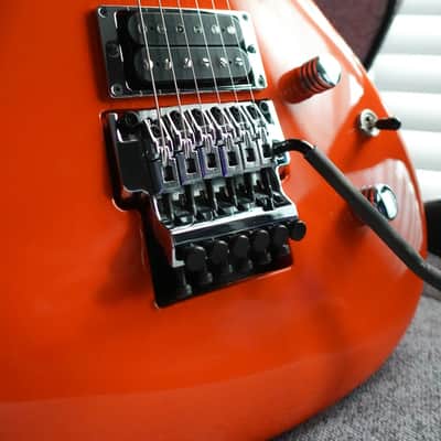 Ibanez MIJ Joe Satriani JS2410 - Muscle Car Orange image 11