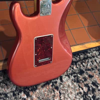 2021 Fender Player Plus Stratocaster – Aged Candy Apple Red – Fender Hardshell Case image 6
