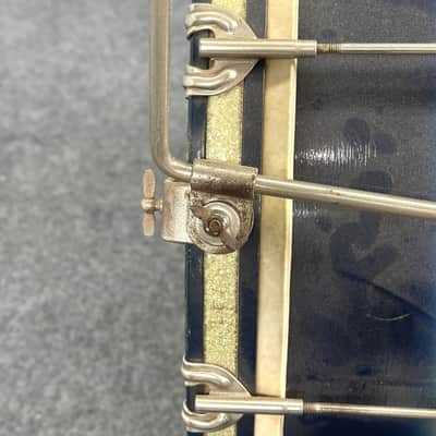 Used Vintage Slingerland Radio King 4pc Drum Set Blue Duco - Good image 19