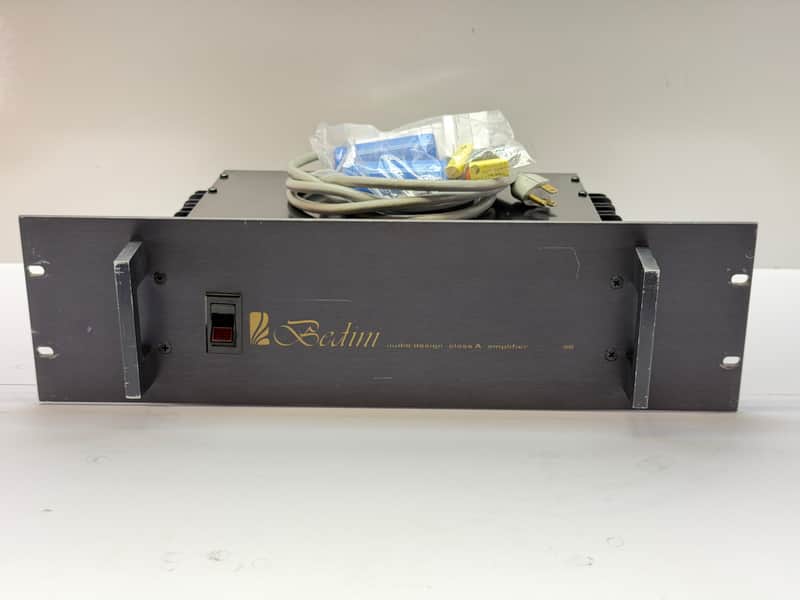 RARE Bedini 25/25 DE Class-A Audiophile Hifi Power Amplifier 25WPC -- Full Recap!
