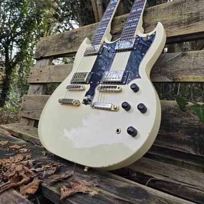 Ibanez 2402DX-WH Double Cutaway Double Neck 1974 - 1977 - White Bild 2
